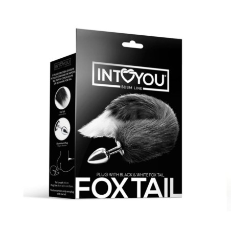 Packaging plug anal IntoYou BDSM Line con cola de zorro de Intoyou