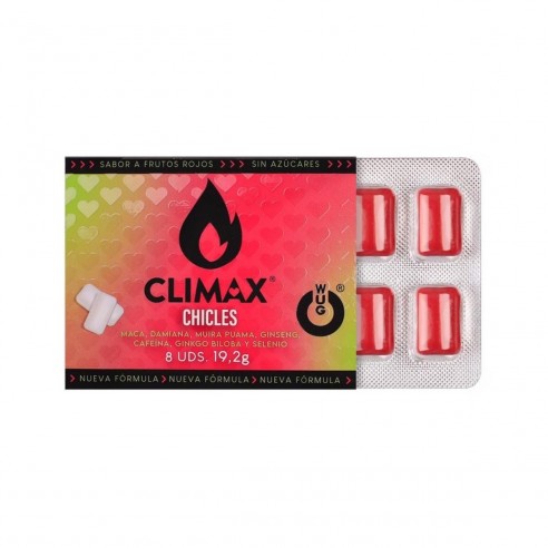 Nuevo Packaging de los chicles Wu-Gum Climax, con blister de 8 unidades