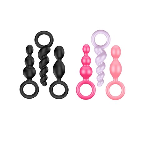 Modelos de los sets de Satisfyer Booty Call, los plugs anales ideales para principiantes