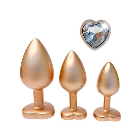 Dreamtoys — Gleaming Gold Set — plugs dorados 3 medidas